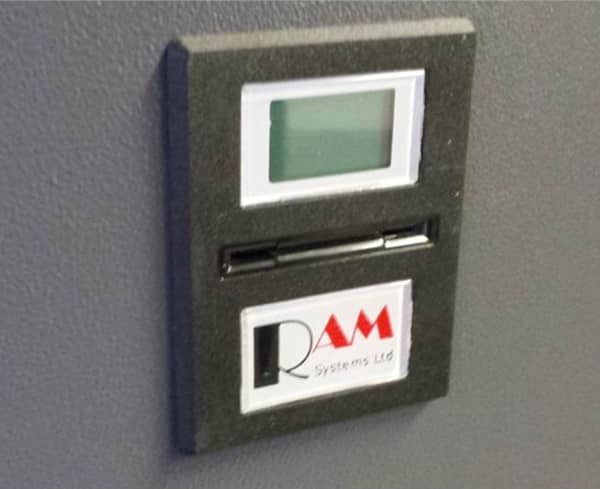 Magnetic card system 230 VAC Coin validator including housing