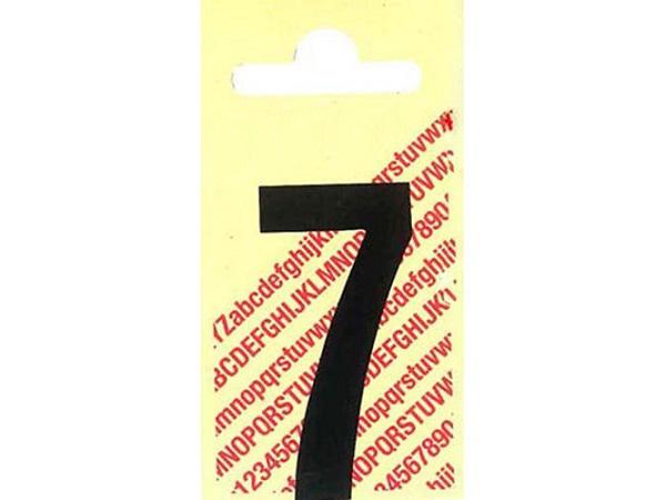 Decal single number BLACK for a.o. Cast alu or Pers.dimple markers