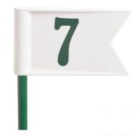 Single Pennant Practice grn No__ White incl. green rod