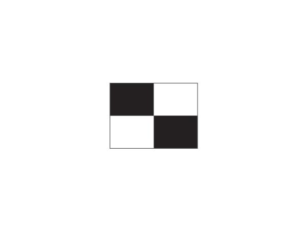 Checkered Pr.green flag 1.3cm