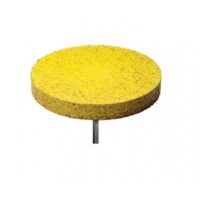 Fairway or Tee distance marker 20 cm Recycled rubber - yellow