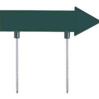 Direction arrow 28cm Plain green