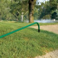 Curved handle with grip - Green for bunker rakes 6 pcs/carton