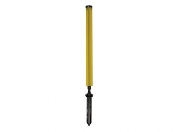 All-Flex haz/dist marker w/stake 48 cm Round - Yellow