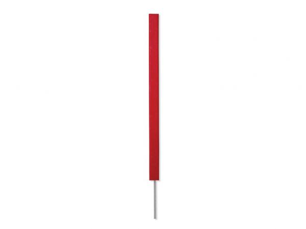 Hazard marker w/spike - Red 61 cm Square 12 pcs/carton