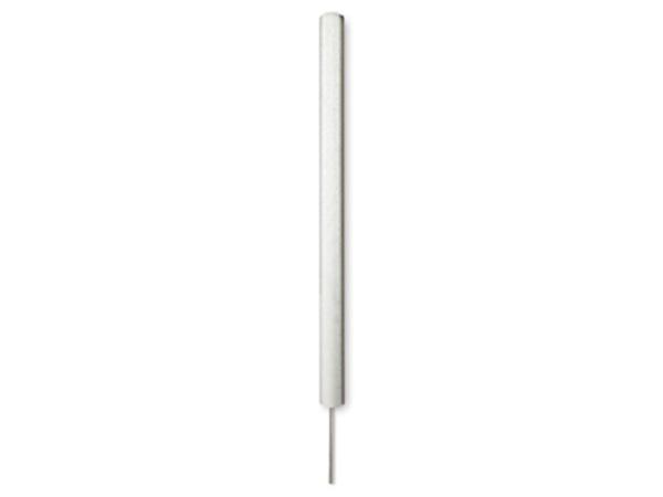 Hazard marker w/spike - White 61 cm Round 12 pcs/carton
