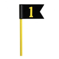 Single Pennant Practice grn No. Black incl yellow rod (specify no)