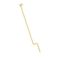 Rope stake steel 80 cm - Yellow 12 pcs/carton