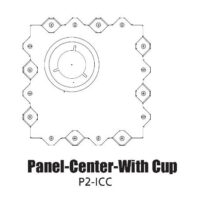 Tour Links panel interior center with cup hole