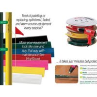 VinylGuard shrink cover - YELLOW for hazard markers