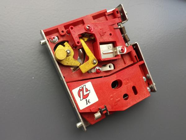 Coin acceptor only - 1 euro for sophisticated coin insert unit
