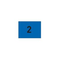 Nylon flags w/grommets N. 10-18 Blue/black (set of 9 pcs)